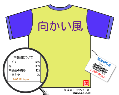 開高明日香のＴシャツメーカー結果