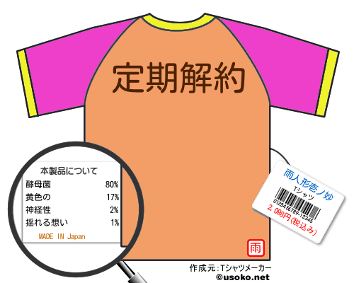 雨人形壱ノ妙のＴシャツメーカー結果