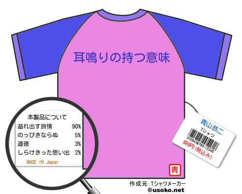 青山恭二のＴシャツメーカー結果