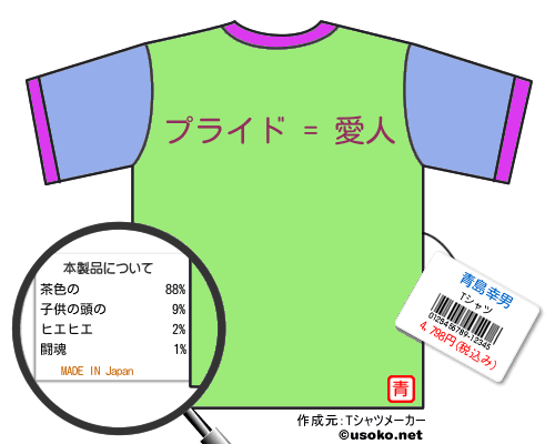 青島幸男のＴシャツメーカー結果