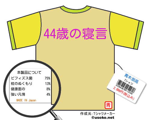 青木崇高のＴシャツメーカー結果