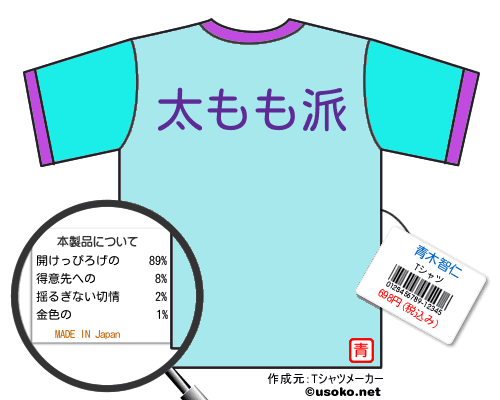 青木智仁のＴシャツメーカー結果