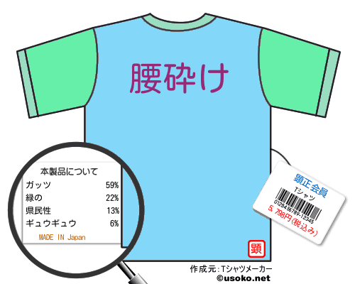 顕正会員のＴシャツメーカー結果