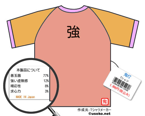 鬼灯のＴシャツメーカー結果