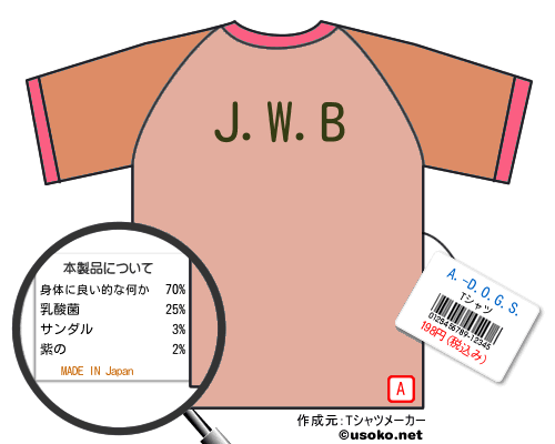 A.-D.O.G.S.のＴシャツメーカー結果