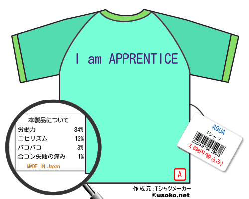 AQUAのＴシャツメーカー結果