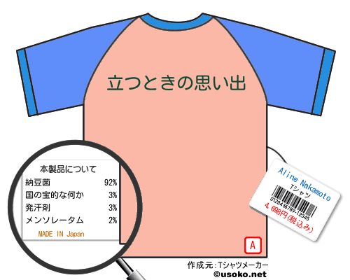 Aline NakamotoのＴシャツメーカー結果