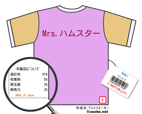 AmbiのＴシャツメーカー結果