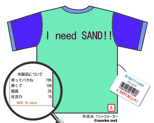 ArbellrudoのＴシャツメーカー結果