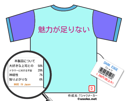 DARK EDGEのＴシャツメーカー結果