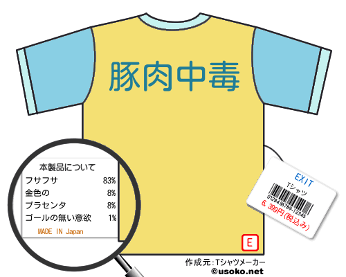 EXITのＴシャツメーカー結果