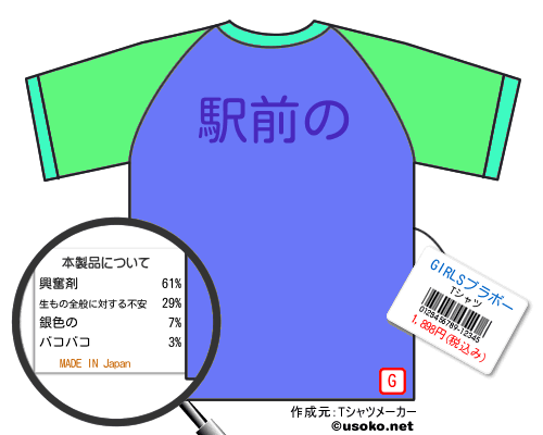GIRLSブラボーのＴシャツメーカー結果