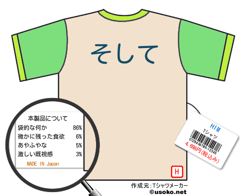 HIMのＴシャツメーカー結果