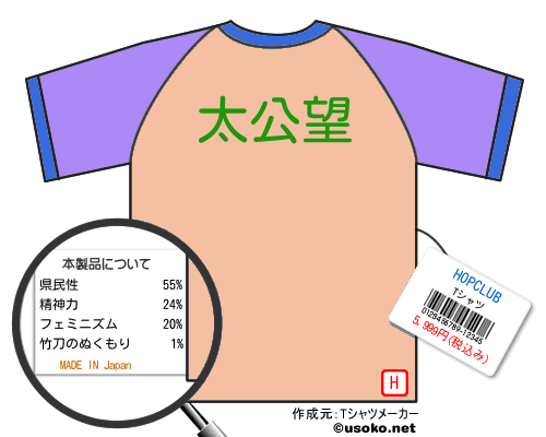 HOPCLUBのＴシャツメーカー結果
