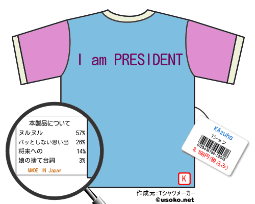 KAzuhaのＴシャツメーカー結果