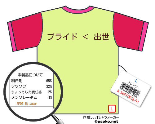 LのＴシャツメーカー結果