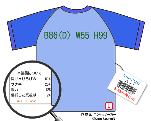 Liuxing☆のＴシャツメーカー結果