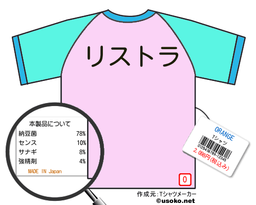 ORANGEのＴシャツメーカー結果