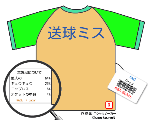 ReDのＴシャツメーカー結果