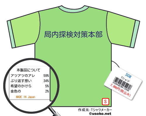 SGMのＴシャツメーカー結果