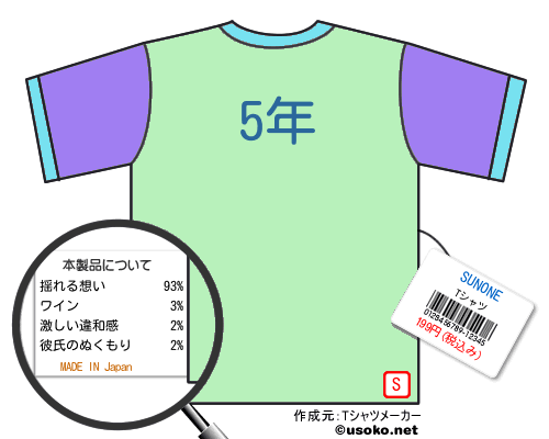 SUNONEのＴシャツメーカー結果