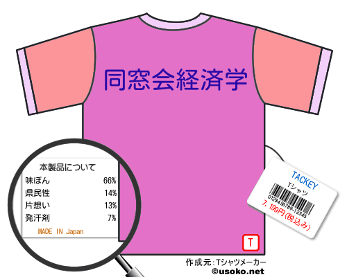 TACKEYのＴシャツメーカー結果