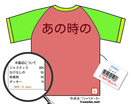 chokoのＴシャツメーカー結果