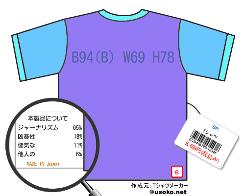 eeのＴシャツメーカー結果