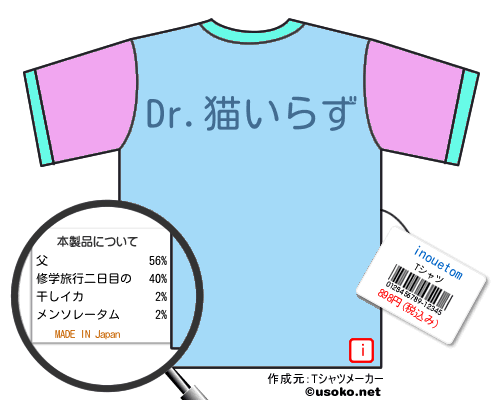 inouetomのＴシャツメーカー結果