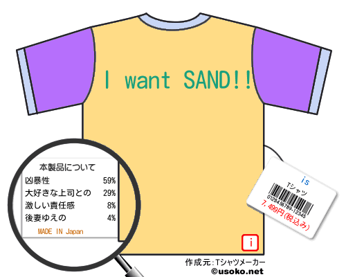 isのＴシャツメーカー結果