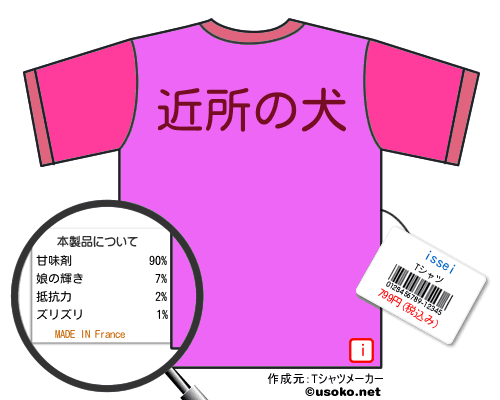 isseiのＴシャツメーカー結果
