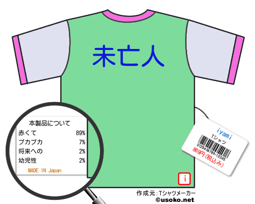 iyamiのＴシャツメーカー結果