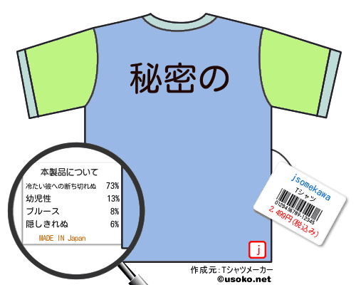 jsomekawaのＴシャツメーカー結果