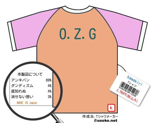 kamakiriのＴシャツメーカー結果