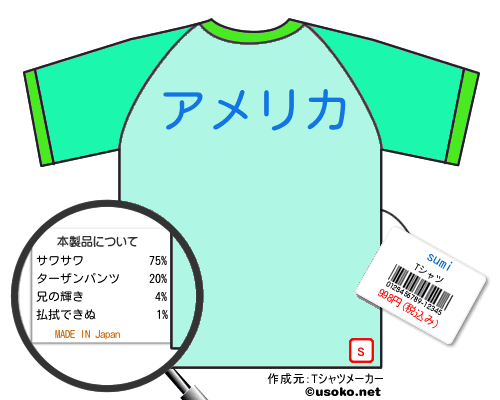 sumiのＴシャツメーカー結果