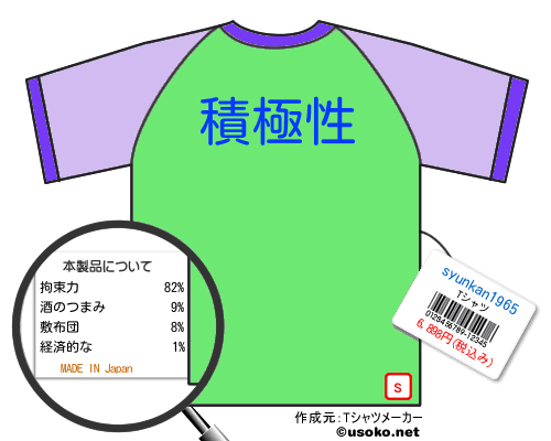 syunkan1965のＴシャツメーカー結果