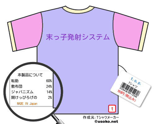 t.o.p.のＴシャツメーカー結果