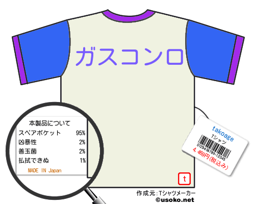 takoageのＴシャツメーカー結果