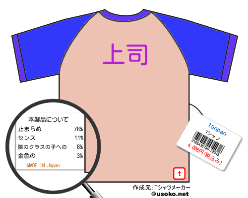 tanpanのＴシャツメーカー結果