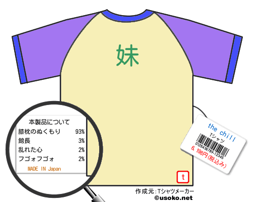 the chillのＴシャツメーカー結果