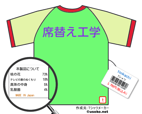 tonkachiのＴシャツメーカー結果