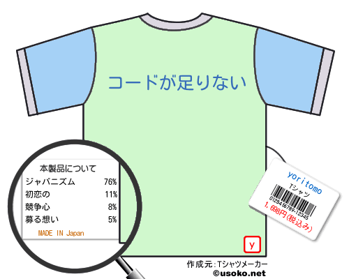 yoritomoのＴシャツメーカー結果